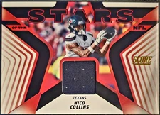 2025 Score & Donruss Football Zoned In & Stars & Threads Jersey Relic You Pick!