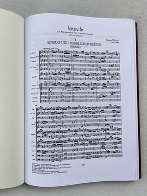 Noten. R. Strauss. Orchesterstücke. 3 Bände in einem Band. Partitur.