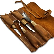 Spoon  Bowl Carving Tools   Hand-Forged 52100 Steel Blade, Ergonomic Ash Handle