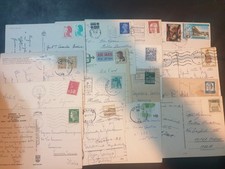 Lotto 14 affrancature su cartoline Estere Francobolli Storia Postale (BL175)