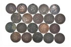 Lot 20 1800's 1890-1899 Indian Head Penny Cents US Coin Collection 2/5 Roll *906