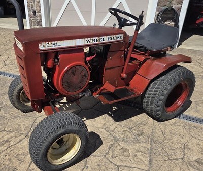 1979 Wheel Horse C-101 Garden Tractor Runs & Drives Very Well. 