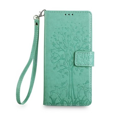 Genuine Leather Case For Samsung Galaxy S21 S23 S24 S25 FE Dustproof Slot Cover