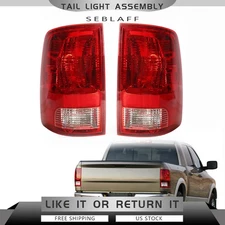 Pair Tail Lights For Dodge Ram 1500 2500 3500 2009-2018 Rear Brake Parking Lamps
