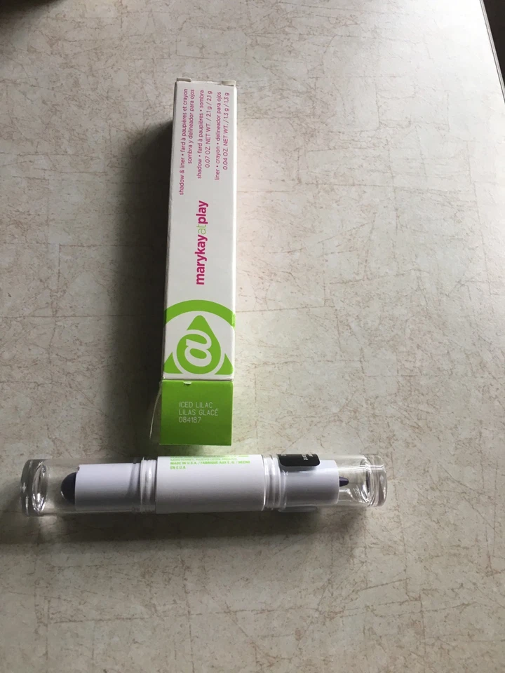 Mary Kay Play Eye Crayon. Purple Smoke & Iced Lilac Set Of 2 - Image 3 of 4