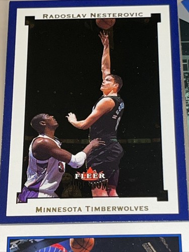 NBA Lot 6 Radoslav Rasho Nesterovic Cards Timberwolves Slovenia Showdown Fleer - Picture 2 of 7