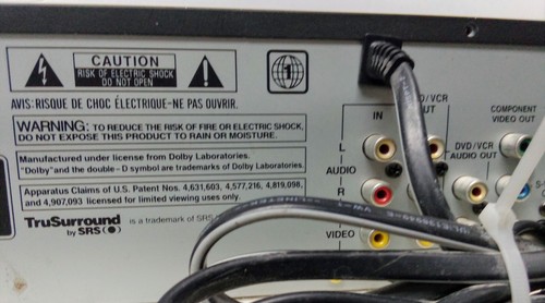 Vintage 2002 Philips DVD/40VR DVD Video/VCR Combo Model DVD740VR Digital Audio - Picture 13 of 14