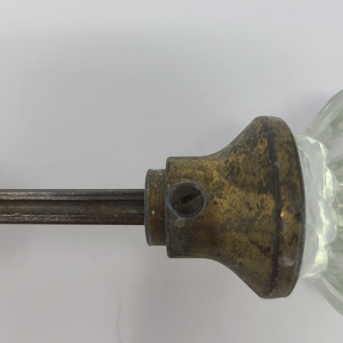 Vintage Glastürknauf Messing - Bild 5 von 6