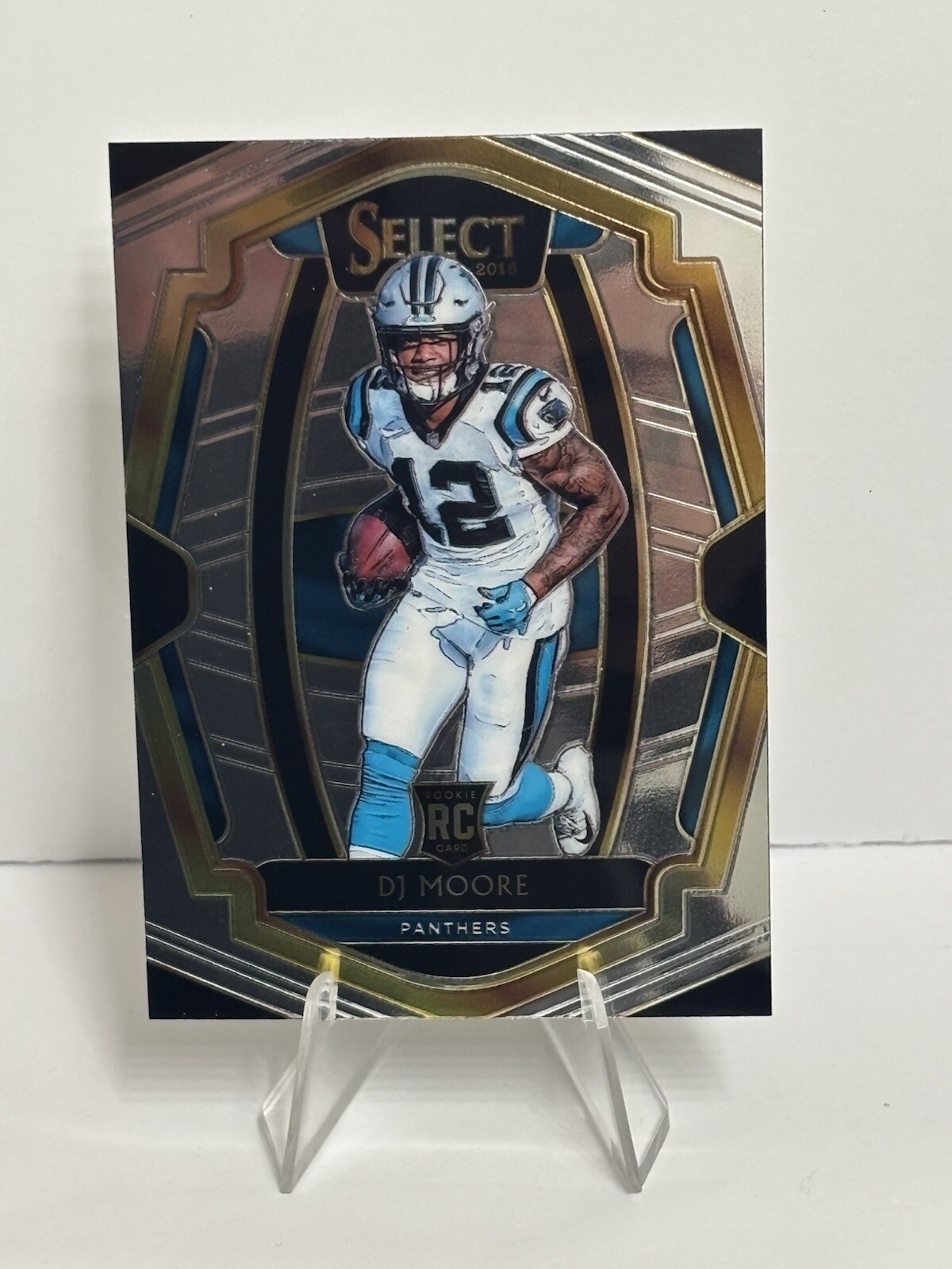 2018 Panini Select - Premier Level #137 D.J. Moore (RC)