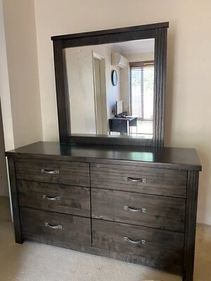 6 Drawer Bedroom Dresser W 47 Detachable Mirror 1240139892 Bedroom Dresser W 47 Detachable Mirror