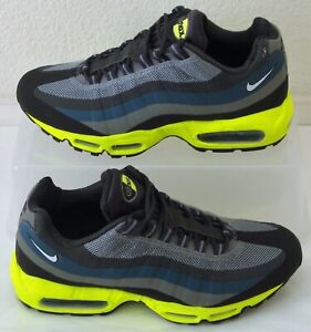 Nike Air Max 95 No Sew Grey Volt Mens US Size 8.5 UK 7.5 EUR 4 | eBay