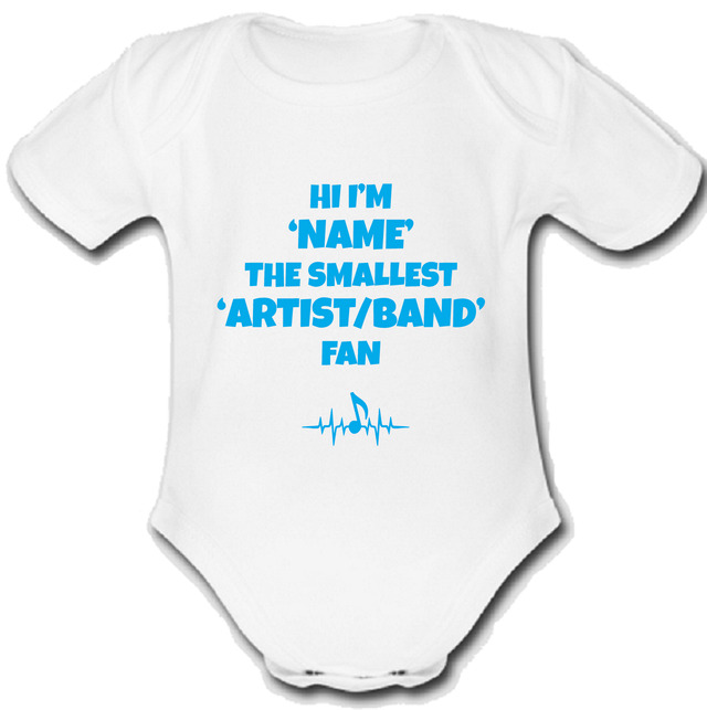 Tayo @ Sound babygrow Baby vest grow music gift FAN GIFT CUSTOM NAME