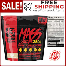 Mutant Mass Extreme Gainer – Whey Protein Powder – Build Muscle Size and Strengt