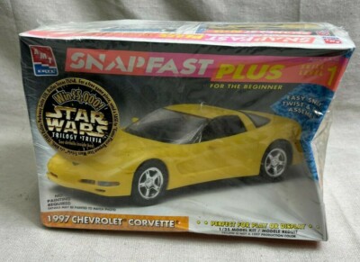 Amt Ert #8395 SnapFast Plus 1997 Chevrolet Corvette Model Kit Sealed