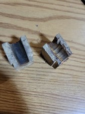 Vintage GE PRALKA WRINGER ROLKA ŁOŻYSKA KOŃCOWE DREWNO 1WC830KP1A