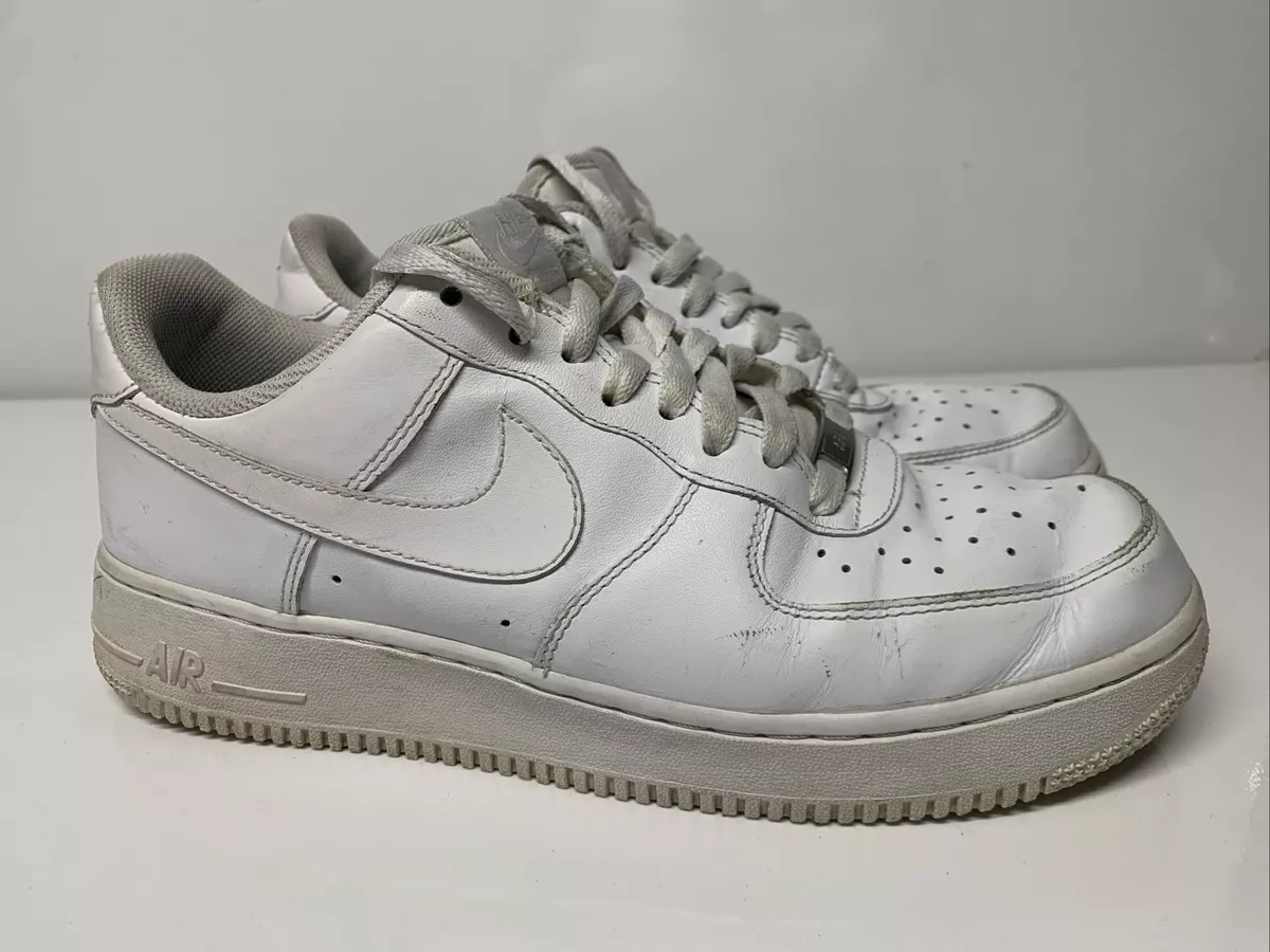 banjo Completamente seco Derivar Nike Air Force 1 Low Triple White All White Sneakers 315122-111 Men&#039;s  9.5 | eBay