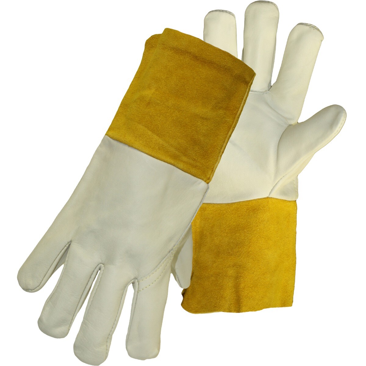 2 PACK 1JL0609L BOSS MEDIUM GOATSKIN LEATHER WELDER GLOVE GAUNTLET CUFF
