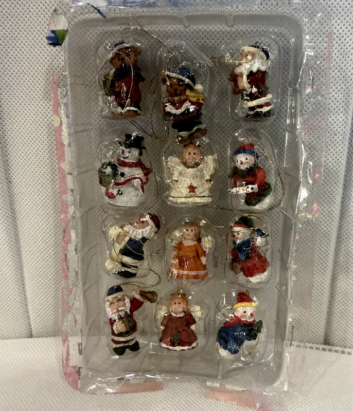 Christmas Ornament lot 9 piece
