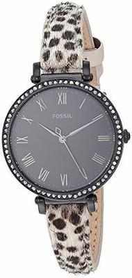 Hand Faux Cheetah Hair Leather Watch 