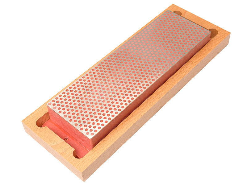 DMT Diamante Whetstone 200mm Scatola di Legno Rosso 600 Sabbia Sottile DMTW8F