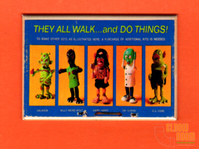 Monster Maker figures package art 2x3'' fridge/locker magnet Topper Toys