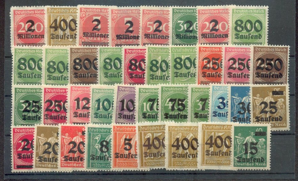 Dr-Infla 277/312 with B-VALUES** MNH UNUSED (70635)