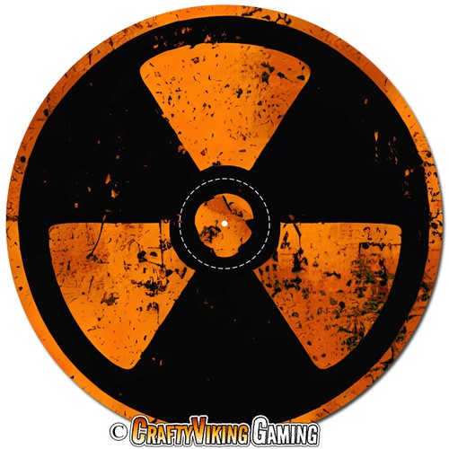 8 x Objective Markers 7.57" NUCLEAR BLAST For Age of Sigmar 4th Ed Neoprene - Picture 2 of 4