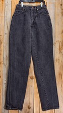 Vintage 1980s Boy's Wrangler Straight Leg Jeans size 7 25x34 - USA - Black