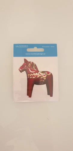 Swedish Dalahorse stickers & Decals 2,9" high