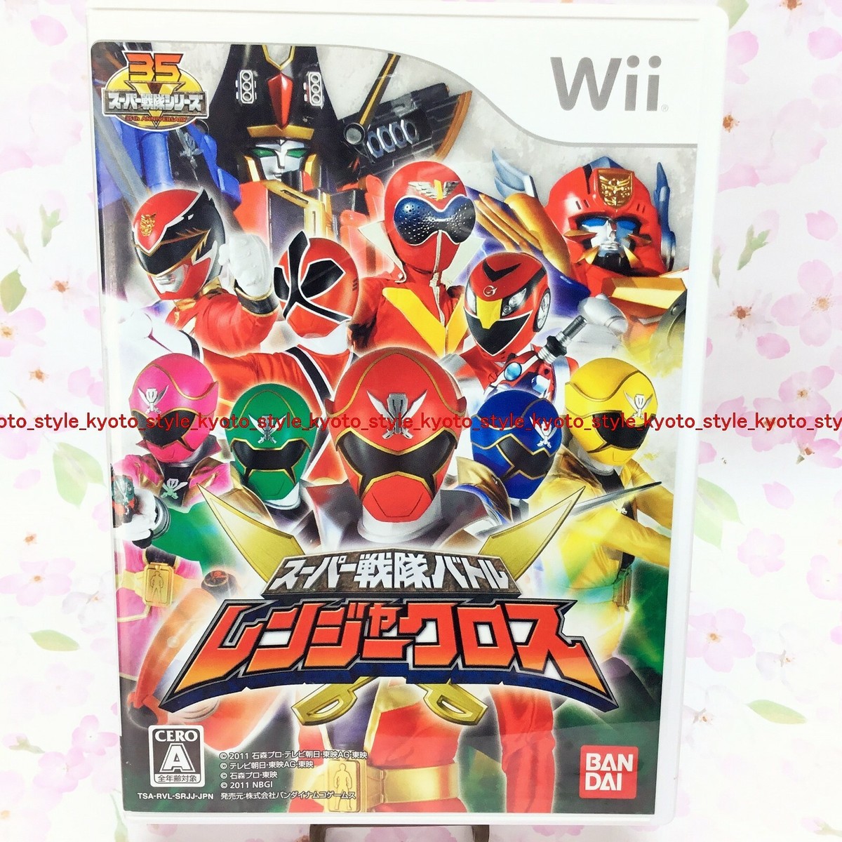 USED Wii Super Sentai Battle Ranger Cross without benefits 94170