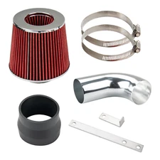 For 1998-2005 BMW E46 323 325 328 330 Red Cold Air Intake Kit & Filter