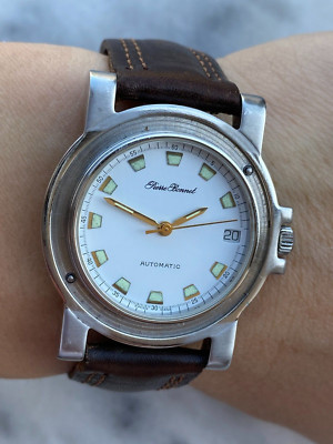 Automatic Date Eta 2824-2 Watch Pierre Bonnet Mens 35mm Swiss Made