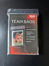 (200) Ultra Pro Resealable Team Bags 2 Packs of 100 (no logo)