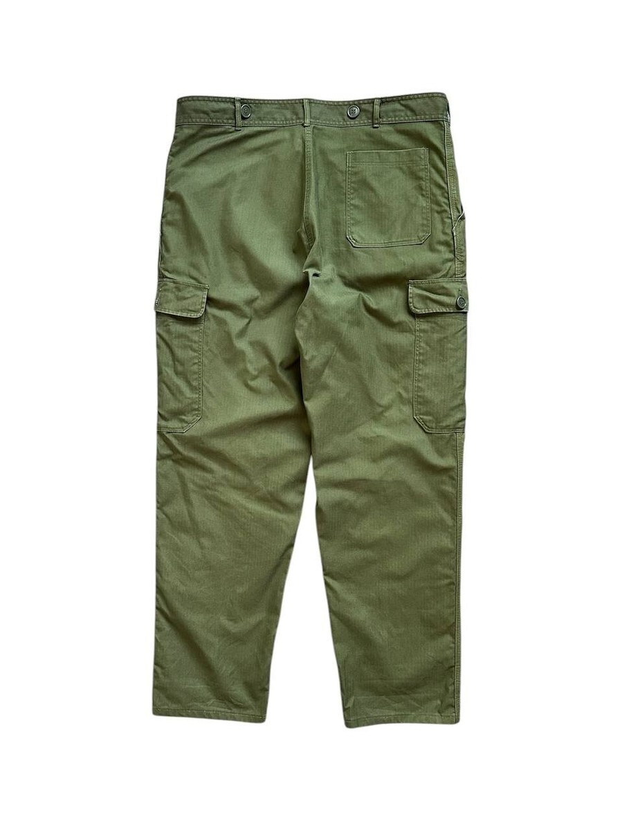 HMAK Denmark Danish Army 1978 military green cargo pants men's XL