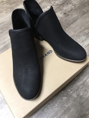 lucky brand bashina nubuck leather block heel booties