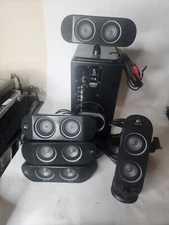 Logitech X-530 5.1 Surround Sound Computer Speaker System Complete and Tested