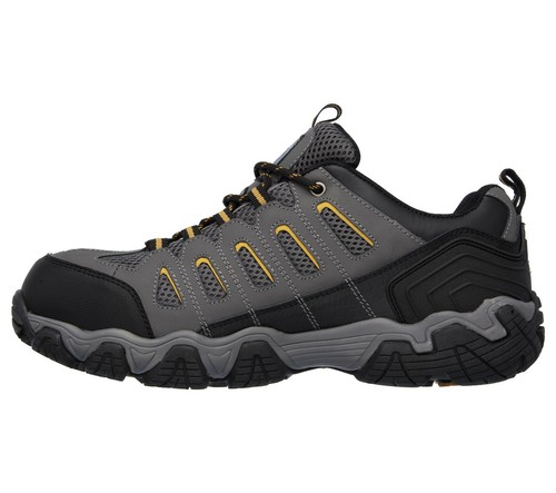 Skechers 77051-DKGY Men's Safety Toe | eBay