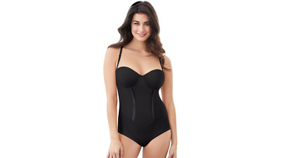 New Bodybriefer Maidenform Flexees Easy-Up Firm-Control black 1256 MSRP-$66. 38B