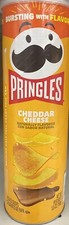 Pringles CHEDDAR CHEESE Flavored Potato Chips Snack Crisps 5.5 oz Can - FREE SHP