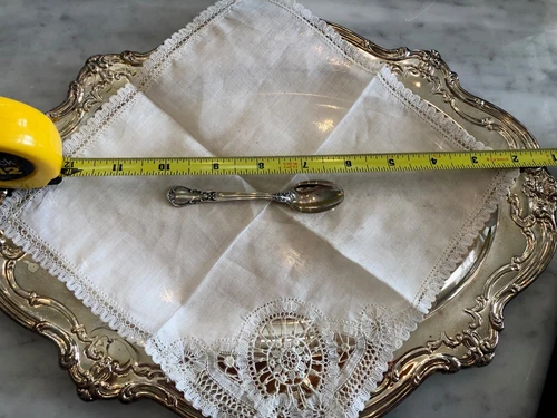 GORHAM CHANTILLY STERLING SILVER DEMITASSE SPOON- NO MONO - OLD MARK