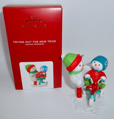 Hallmark Ornament 2020 TRYING OUT THE TRIKE Making Memories Series #13  H28