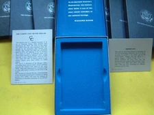 EMPTY GSA CC BLACK BOX W/ CORRECT PAIR COA CARDS - NO COIN