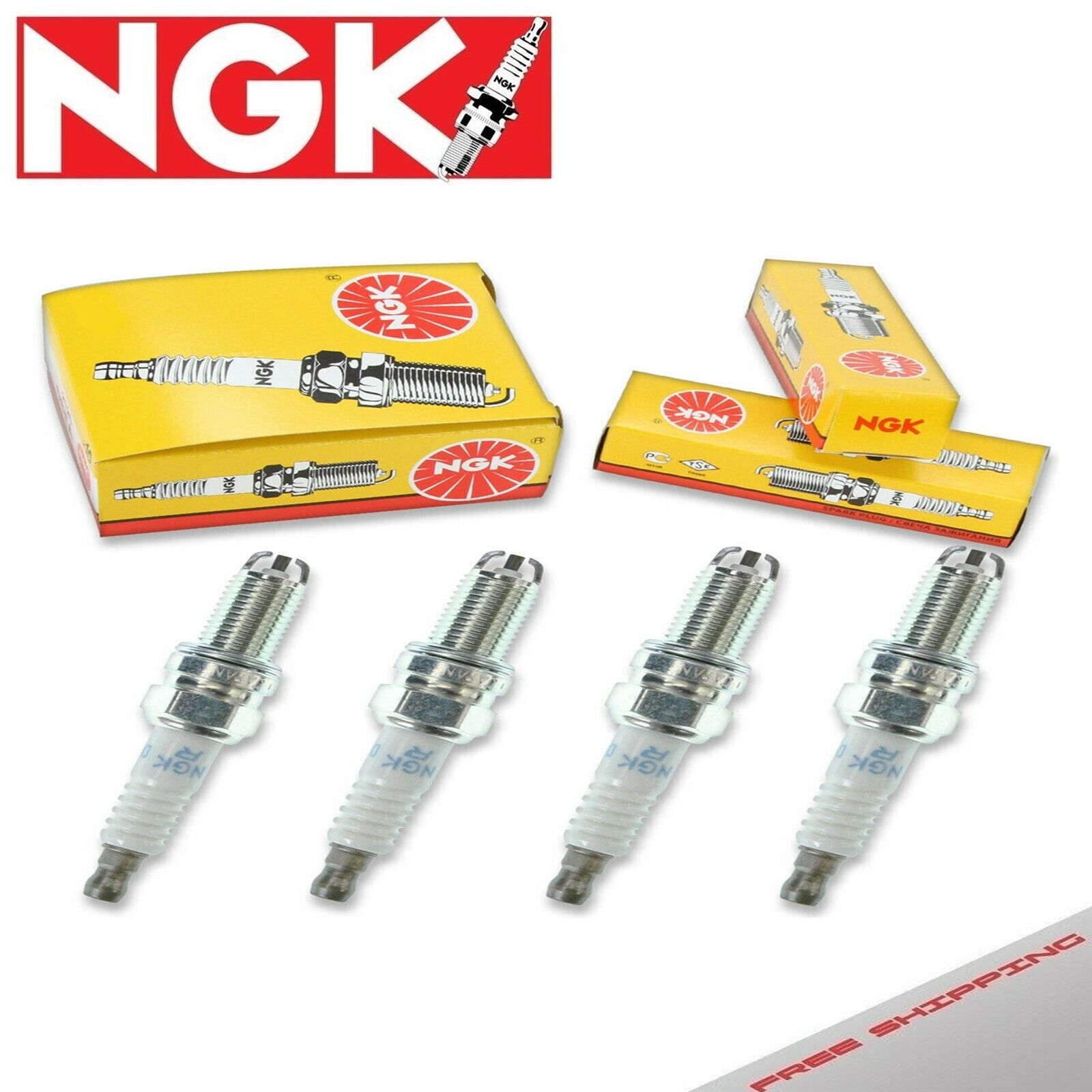 4 x Spark Plugs Made in Japan NGK Racing 2773 R6061-11 2773 R606111 Tune Up Kit
