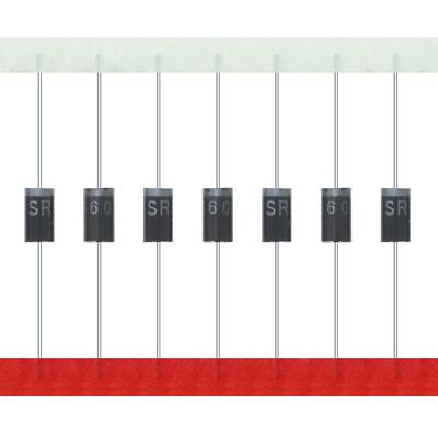(Packung mit 20 Stück) SR560 SB560 Schottky Barriere Gleichrichterdiode 5A 60V 5 Amp 60 /