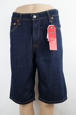 Levi's 569 Loose Straight Shorts 29 X 10 Men's Denim Jeans Dark Wash NWT
