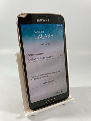 Samsung Galaxy S5 Gold O2 Netzwerk 16GB 5,1'' 16MP Android Touchscreen Smartphone