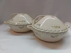 Susie Cooper Production Burslem Pair of Lidded Dishes Tureen Deco 1930s