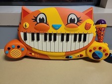 B. Toys Meowsic Cat Keyboard Piano w/ Microphone Interactive Musical Toy WORKS