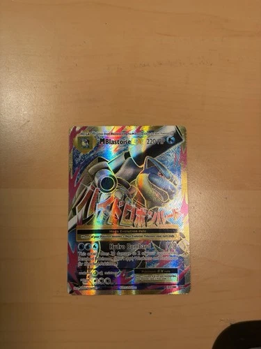 Pokémon TCG M Blastoise EX Full Art Ultra Rare Card 102/108 XY Evolutions
