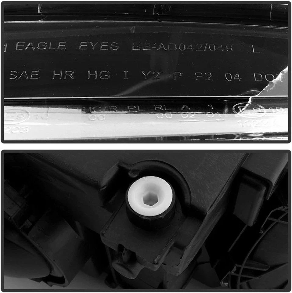 适用于 2006 - 2008 奥迪 A4 S4 B7 SMD LED DRL 卤素型投影仪前灯 — 第 3/4 张图片